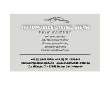 Automobile Daniel Siehr